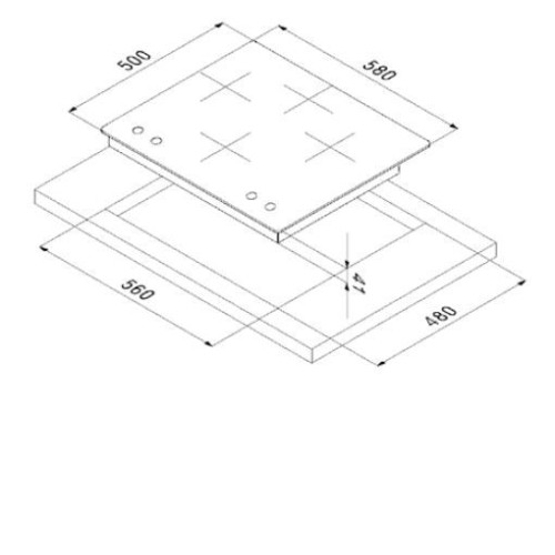 Варочная панель ZIGMUND & SHTAIN GN 248.61 A