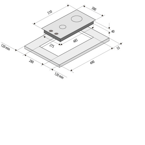 Поверхность FORNELLI pga 30 quadro bl