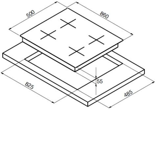 Поверхность KORTING hg 995 ctx
