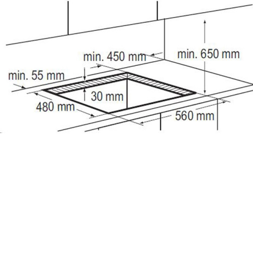 Поверхность ZANUSSI zgg 65414 ca