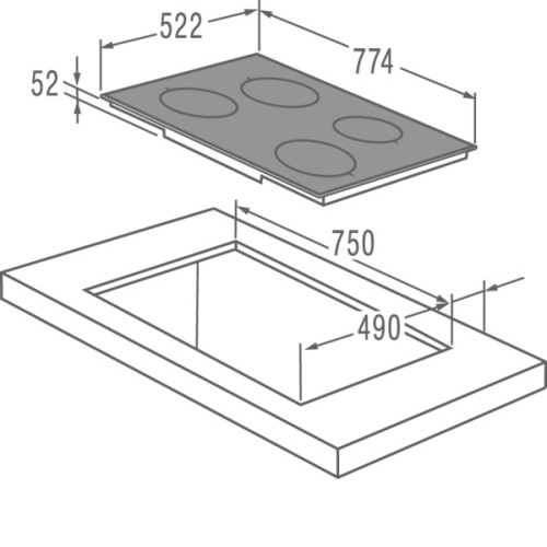Поверхность GORENJE git 78 b