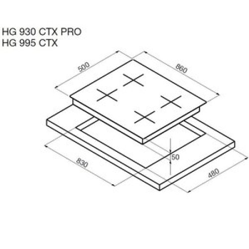Поверхность KORTING hg 930 ctx