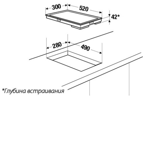 Поверхность KUPPERSBUSCH eke3721.1ed