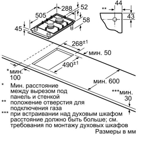 Варочная поверхность BOSCH PGB3B5B90