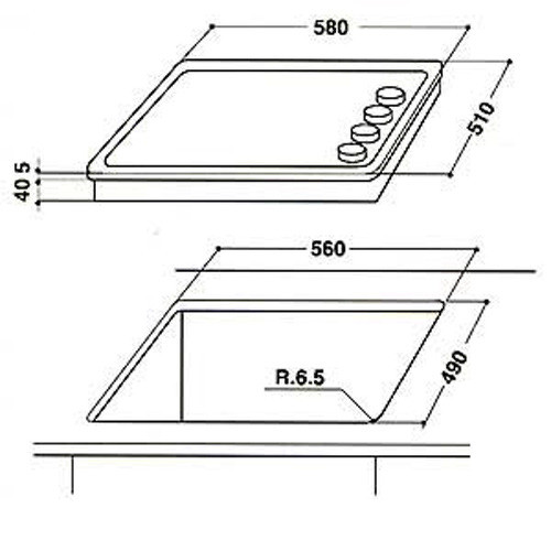 Поверхность WHIRLPOOL akm 528 ae