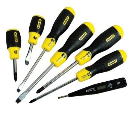 набор из 6-ти отверток "сushion grip" STANLEY 0-65-009