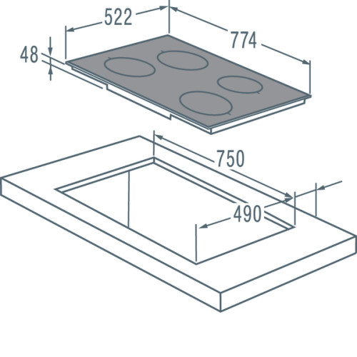 Поверхность GORENJE git 73 b