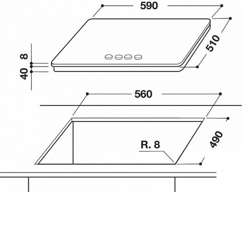 Варочная панель WHIRLPOOL GOA7523/NB