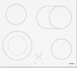 Стеклокерамическая панель KORTING HK 62051 BW