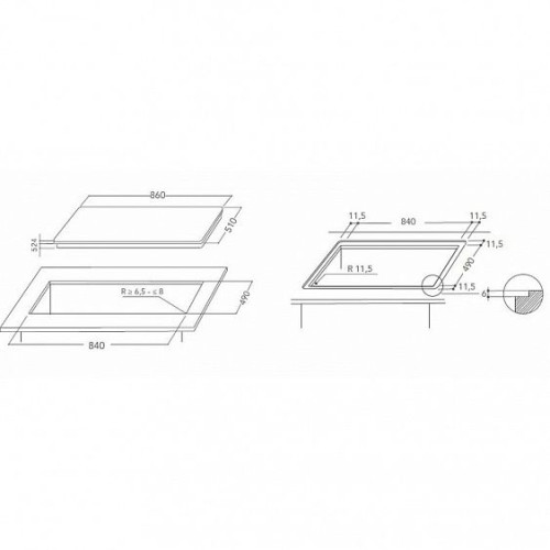 Поверхность KITCHENAID KHIP5 90510