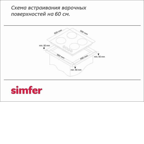 Комбинированная панель SIMFER H60H32S512