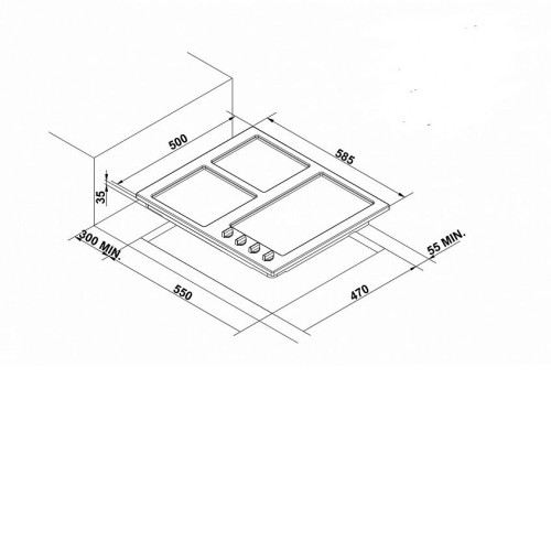 Поверхность KORTING hg 675 cx