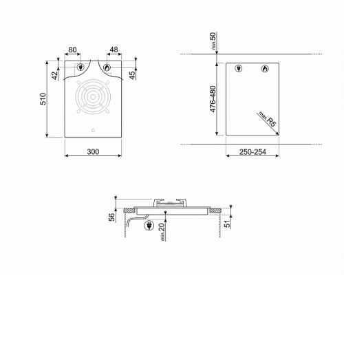 Газовая поверхность SMEG PV331CN