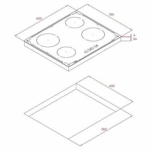 Варочная панель TEKA IBR 64040 TTC BLACK-MG