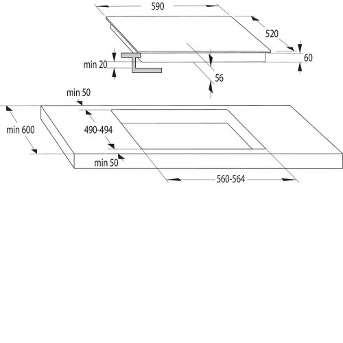 Варочная панель GORENJE ECT63ASC