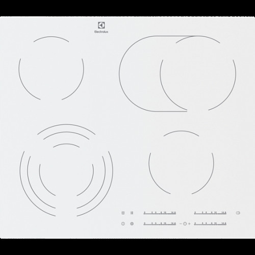 Стеклокерамическая панель Electrolux CKE 6450 WC