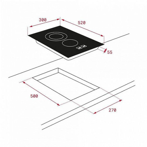 Варочная панель TEKA TZC 32320 TTC BLACK