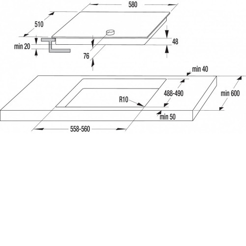 Поверхность GORENJE e6 n1bx