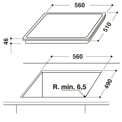 Варочная поверхность HOTPOINT-ARISTON HAR 642 DO A