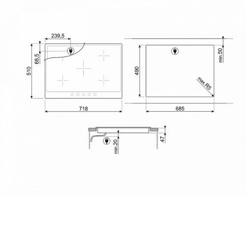 Поверхность SMEG p875p