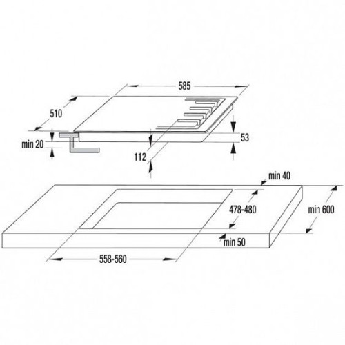 Газовая панель GORENJE GW 642 SYB
