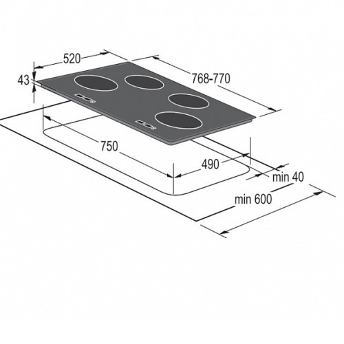 Поверхность GORENJE it 742 axc