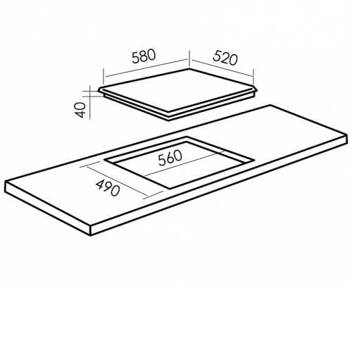 Варочная панель MBS PG-608WH
