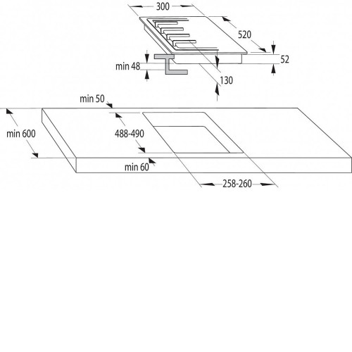 Газовая панель GORENJE G320X