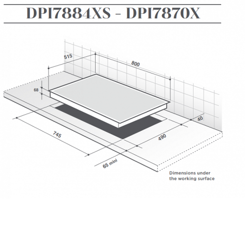 Варочная поверхность DE DIETRICH DPI7884XS