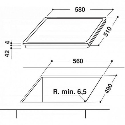 Поверхность WHIRLPOOL akt 8600 ba