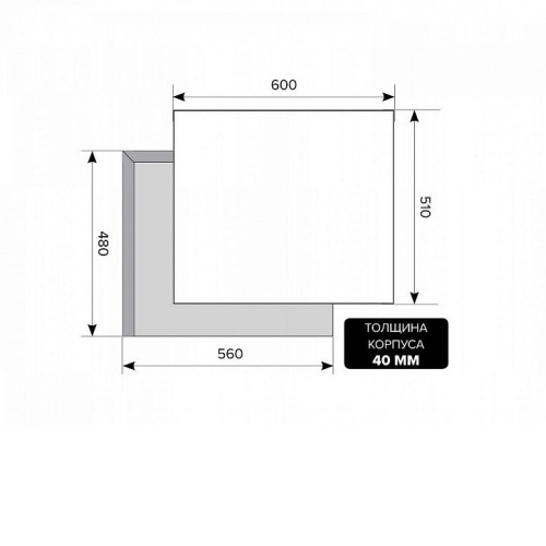 Газовая панель Lex GVG 642 bl