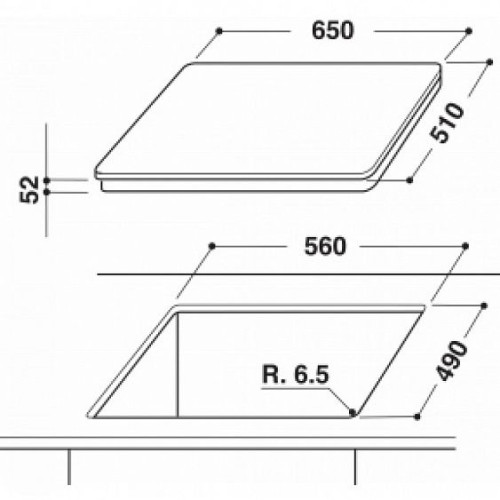 Поверхность KITCHENAID KHID4 65510
