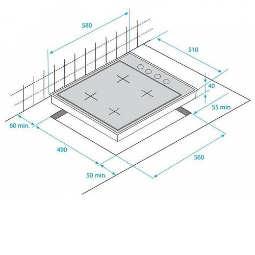 Поверхность BEKO hizg 64120 x