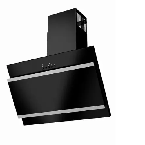 Вытяжка MAUNFELD Tower G 60 BLACK+SATIN strips (черный+черное стекло+сатин вставки)