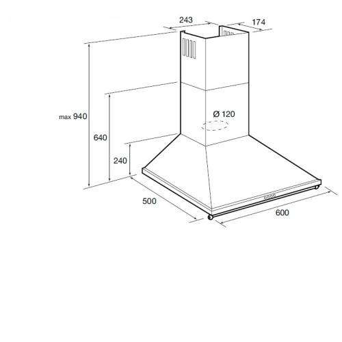 Вытяжка KORTING khc 6740 rb