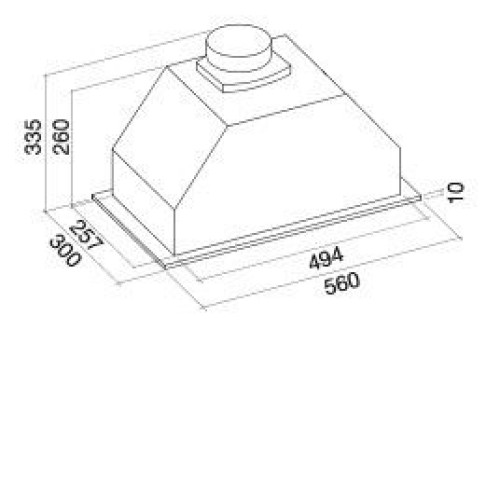 Вытяжка FALMEC GRUPPO INCASSO ECO/BUILT-IN 50 PLUS CBIN50.E4#ZZZ3460F