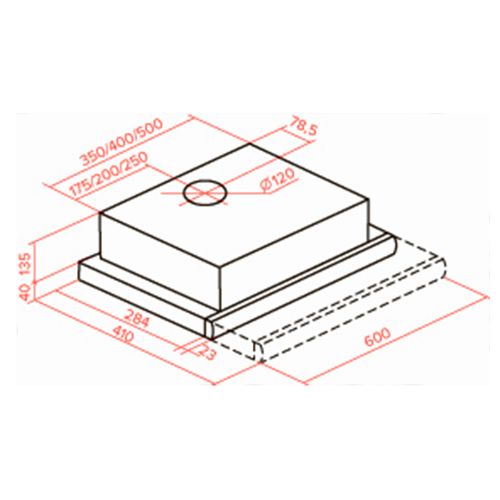 Вытяжка TEKA ls 60 ivory/glass(40000014)