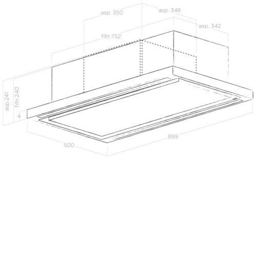Вытяжка ELICA CLOUD SEVEN IX/A/90 (PRF0142094A)