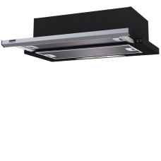 Вытяжка KRONASTEEL KAMILLA slim 600 black/inox (2 мотора)