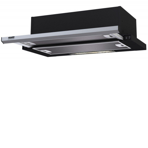 Вытяжка KRONASTEEL KAMILLA slim 600 black/inox (2 мотора)