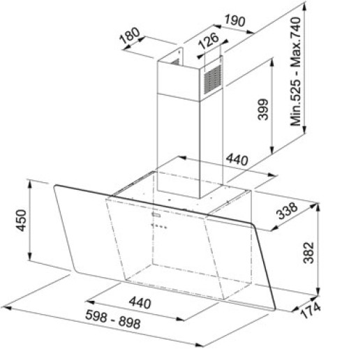Вытяжка FRANKE 110.0361.902 FRANKE FPJ 915 V BK A