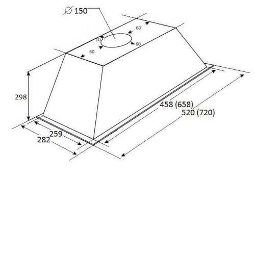 Вытяжка KUPPERSBERG INLINEA 72 C