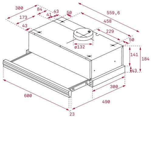 Встраиваемая вытяжка TEKA CNL 6415 PLUS black (40436822)