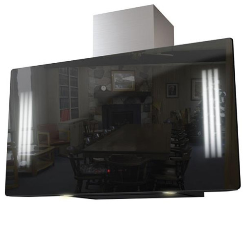 Вытяжка KRONASTEEL naomi mirror 900 black 5p-s