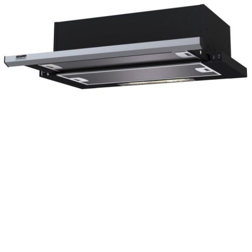 Вытяжка KRONA KAMILLA slim 600 black/inox (1 мотор)