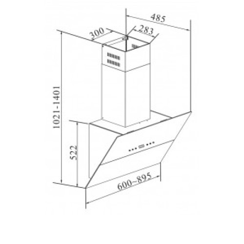Вытяжка KORTING khc 91080 gn