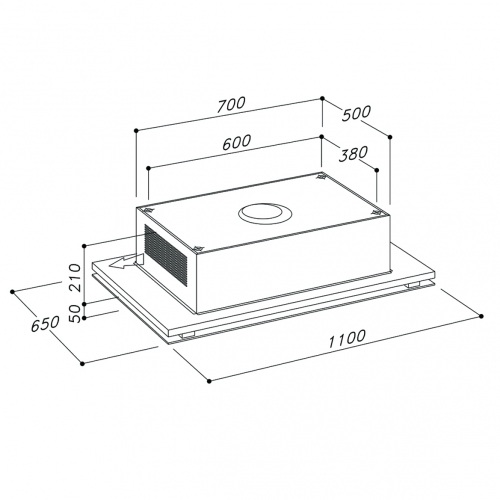Вытяжка SIRIUS SLT970 FRAME W