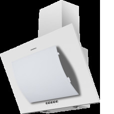 Вытяжка MAUNFELD tower round white glass 60 (белый+белое дугообразное стекло)