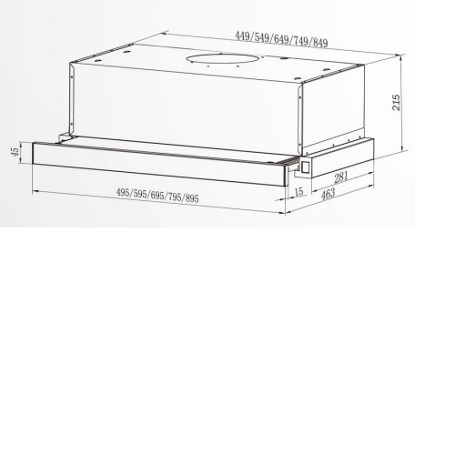 Вытяжка DACH STELA 2 60 LED