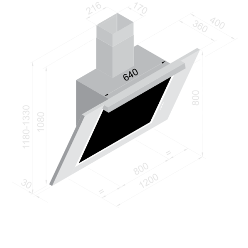 Вытяжка BELTRATTO cpg 120v